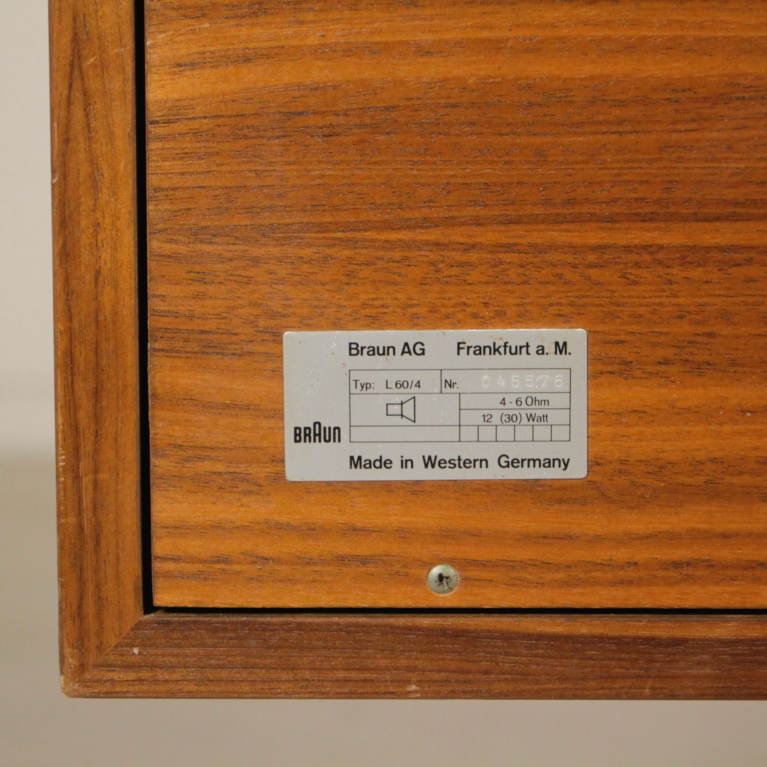 vintage braun speakers