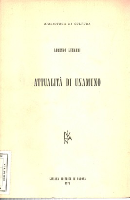 Attualità di Unamuno