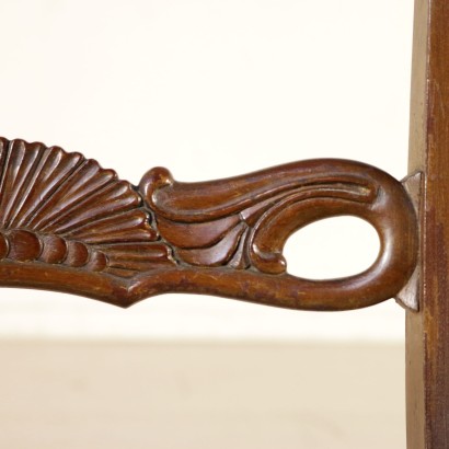 Group of Two Armchairs and Five Chairs-detail