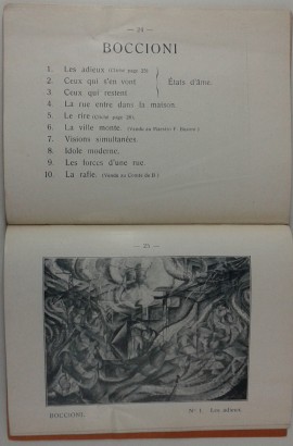 Les Peintres Futuristes Italiens. Exposition du 20 Mai au 5 Juin 1912, de 10 &#224; 6 heures