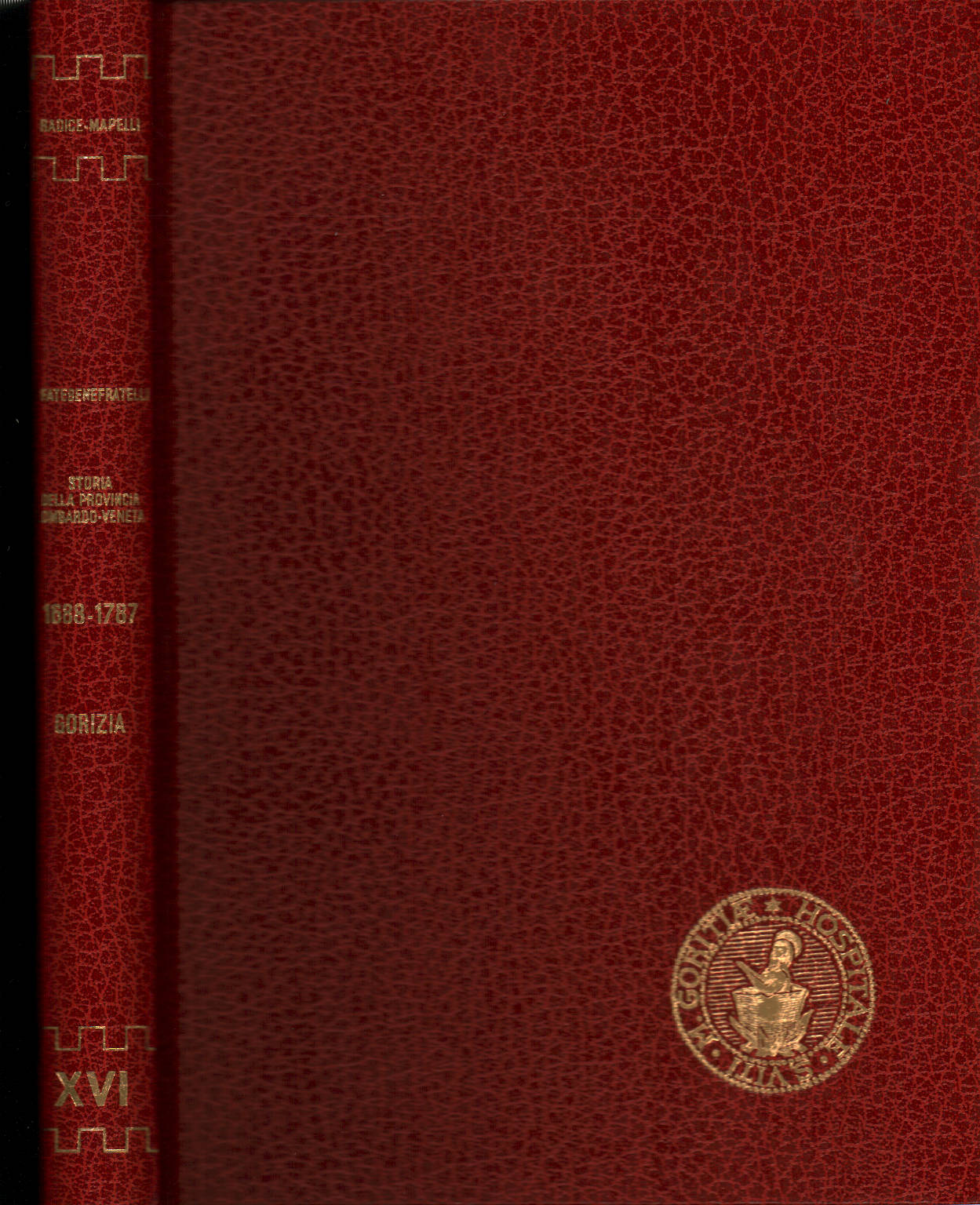 The Fatebenefratelli History of the Province of Lombardy, Gianfranco Radice Celestino Mapelli