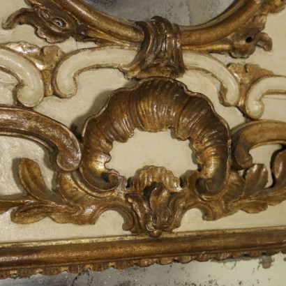 Refined Mantelpiece Mirror Manufactured in Naples Late 1700s