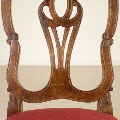 antiquariato, sedia, antiquariato sedie, sedia antica, sedia antica italiana, sedia di antiquariato, sedia neoclassica, sedia del 900, gruppo di sei sedie in stile.