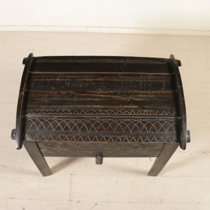 Kneading Trough Beech Manufactured in Italy 19th Century