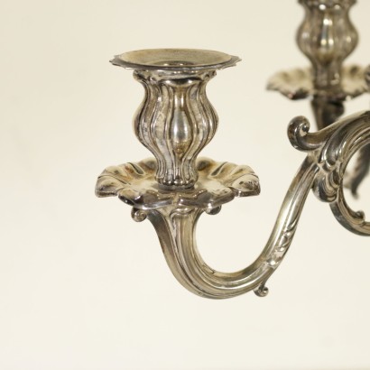 antiquariato, oggetto, antiquariato oggetto, oggetto antico, oggetto antico italiano, oggetto di antiquariato, oggetto neoclassico, oggetto del 900, coppia di candelabri in argento.