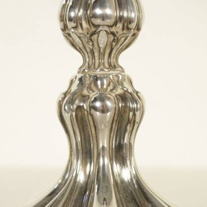 antiguo, objeto, objeto antiguo, objeto antiguo, objeto italiano antiguo, objeto antiguo, objeto neoclásico, objeto del siglo XX, par de candelabros de plata.