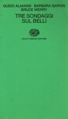 Tre sondaggi sul Belli