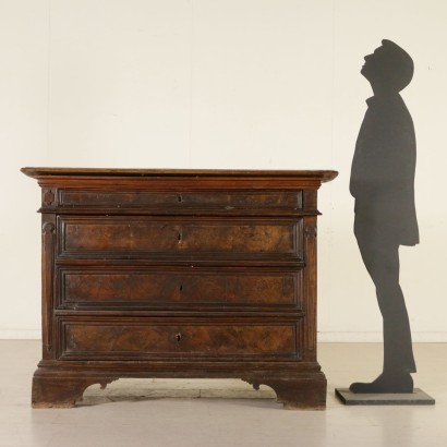 Impressive Chest of Drawers Walnut Italy Late 1600s