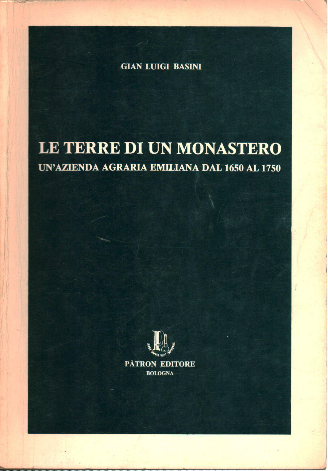 Les terres d'un monastère, Gian Luigi Basini