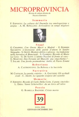 Microprovincia N. 39