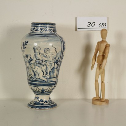 Vaso in Ceramica Maiolicata