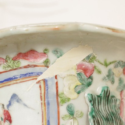 Grande vaso cinese in porcellana - particolare