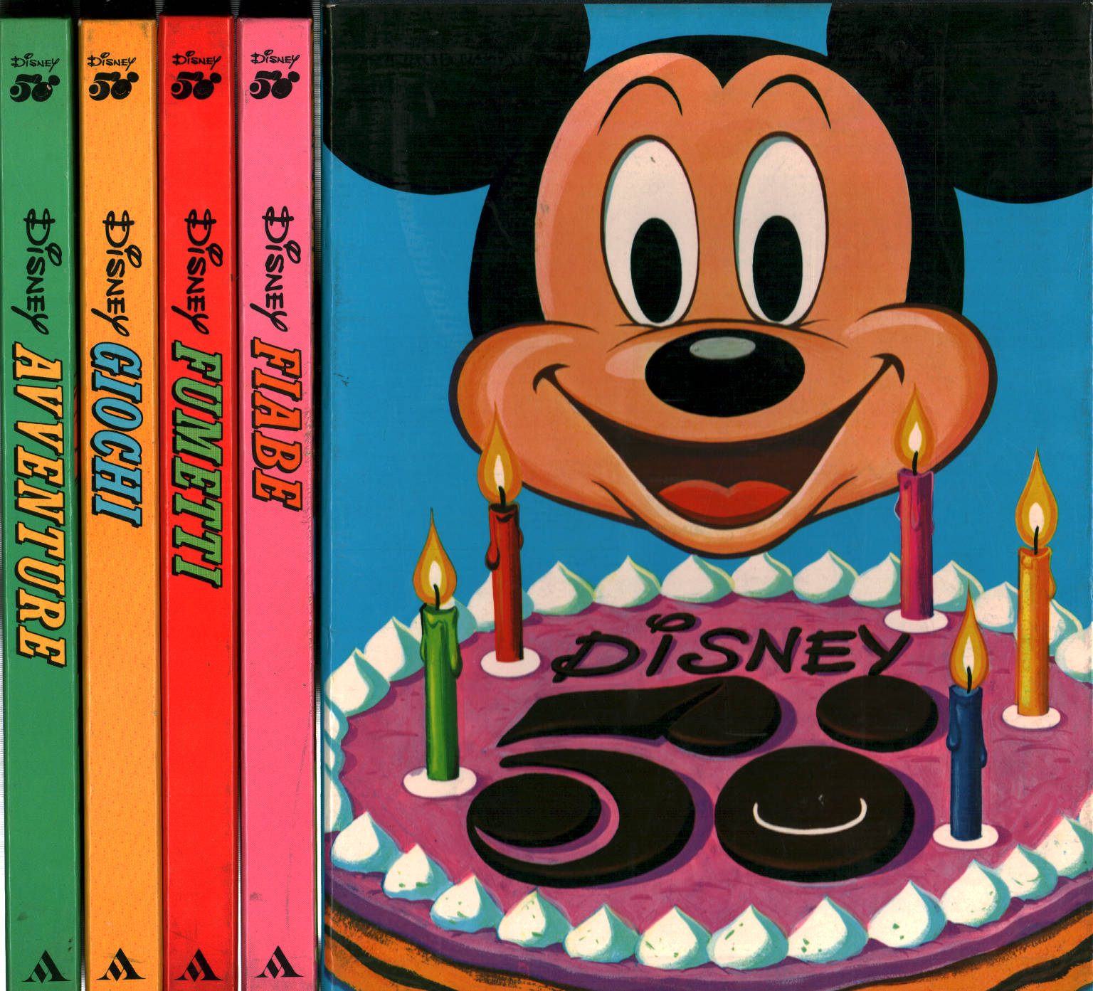 Disney: Fiabe, fumetti, giochi, avventure (4 Volum, AA.VV