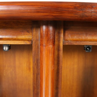 Cupboard Veneered Wood Vintage Italy 1980s