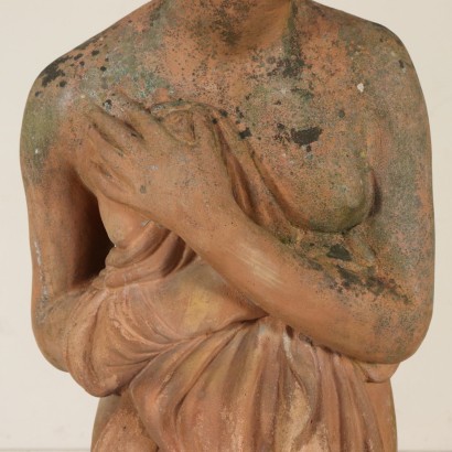 Statue Terre cuit Fabriqué en Italie XIXeme- XXeme siècle