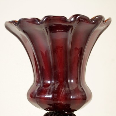 Antik, Vase, antike Vase, antike Vase, antike italienische Vase, antike Vase, neoklassische Vase, Vase aus dem 19. Jahrhundert, Glasvase.