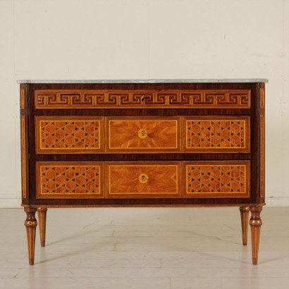 Chest of Drawers Bois de Rose Piedmont Italy Last Quarter of 1700s