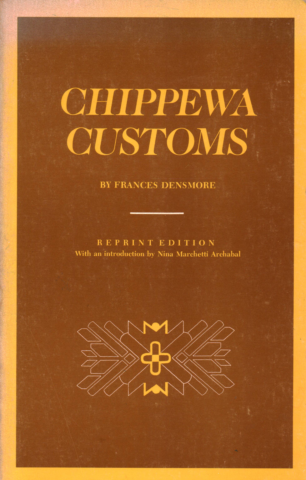 Chippewa Customs, Frances Densmore