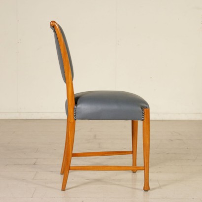 antiquités modernes, antiquités design moderne, chaise, chaise moderne antique, chaise moderne antique, chaise italienne, chaise vintage, chaise 40-50, chaise design 40-50, chaises Enrico et Paolo Borghi, groupe de chaises et repose-pieds.