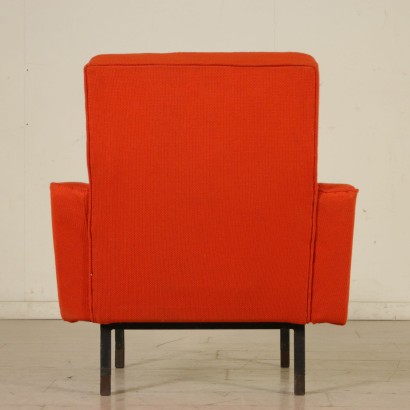 moderne Antiquitäten, moderne Design-Antiquitäten, Sessel, moderner Antiquitäten-Sessel, moderner Antiquitäten-Sessel, italienischer Sessel, Vintage-Sessel, 50-60er-Sessel, 50-60er-Design-Sessel, Sessel und Pouf, Franco Campo und Carlo Graffi-Sessel.