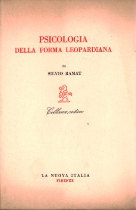 Psicologia della forma Leopardiana