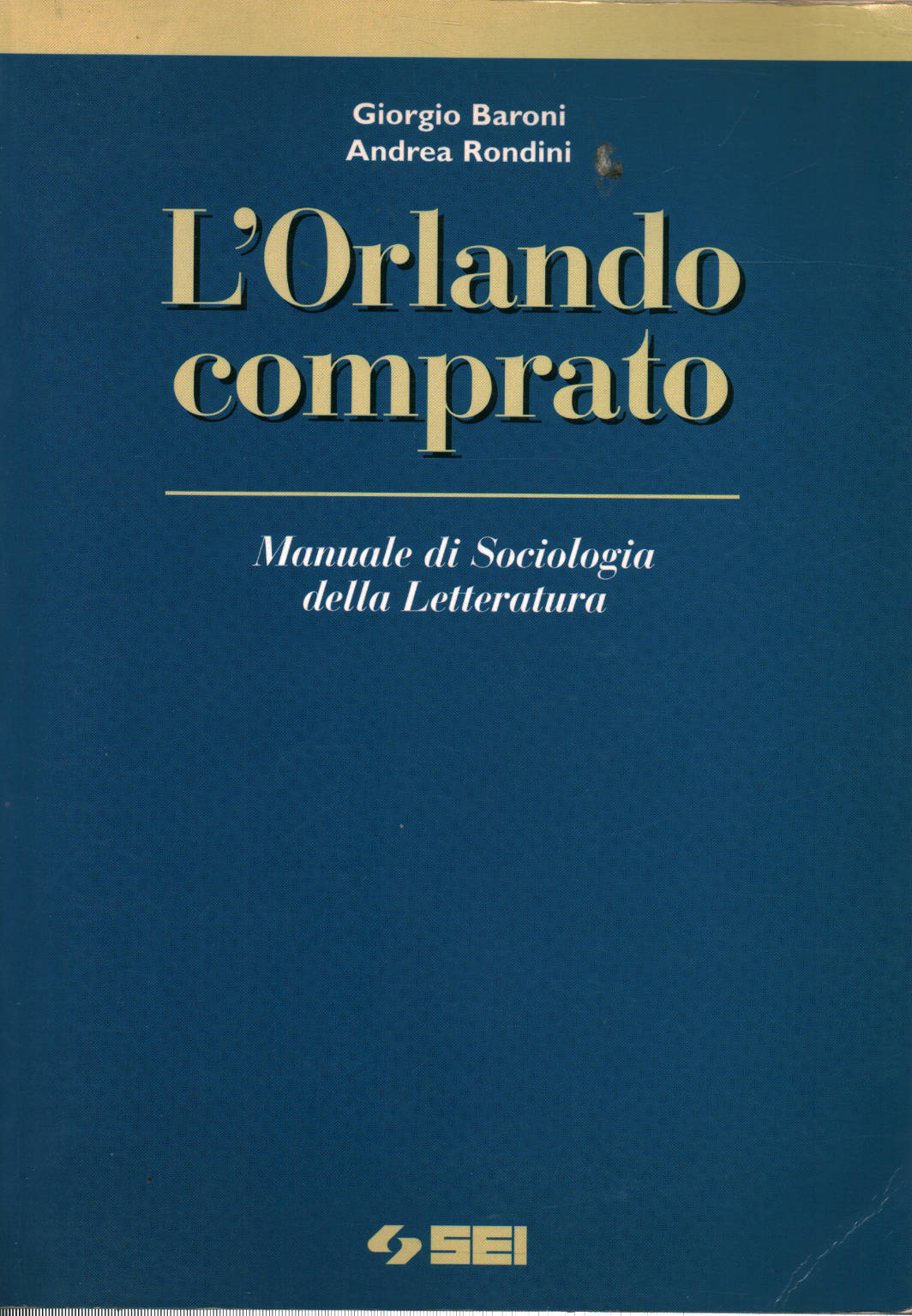 L Orlando comprado, Giorgio Andrea Baroni Golondrinas