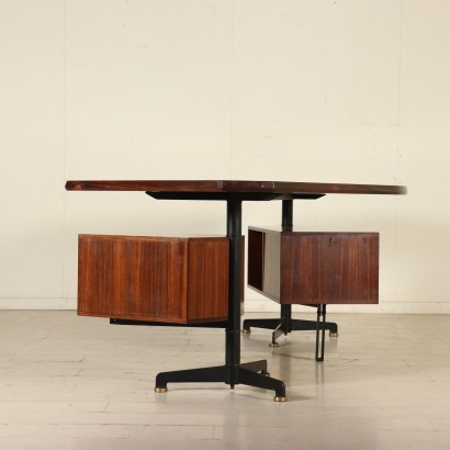 moderne Antiquitäten, modernes Design Antiquitäten, Schreibtisch, moderne Antiquitäten Schreibtisch, moderne Antiquitäten Schreibtisch, italienischer Schreibtisch, Vintage Schreibtisch, 50er Jahre Schreibtisch, 50er Jahre Design Schreibtisch, Osvaldo Borsani Schreibtisch.