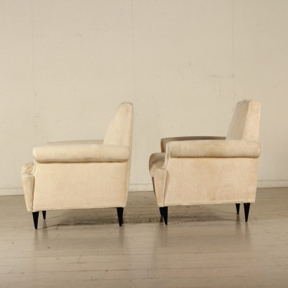 moderne Antiquitäten, moderne Design-Antiquitäten, Sessel, moderne Antiquitäten-Sessel, moderne Antiquitäten-Sessel, italienischer Sessel, Vintage-Sessel, 1950er-Sessel, Vintage-Design-Sessel, Paar Sessel.