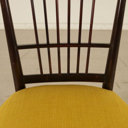modernariato, modernariato di design, sedia, sedia modernariato, sedia di modernariato, sedia italiana, sedia vintage, sedia anni 50, sedia design anni 50, gruppo di sei sedie.