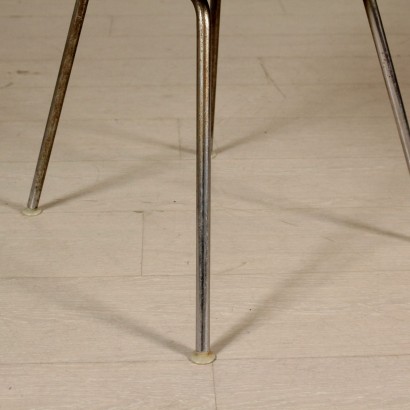 Chaise Charles Eames Fibre de Verre Métal chromé Italie Années 60