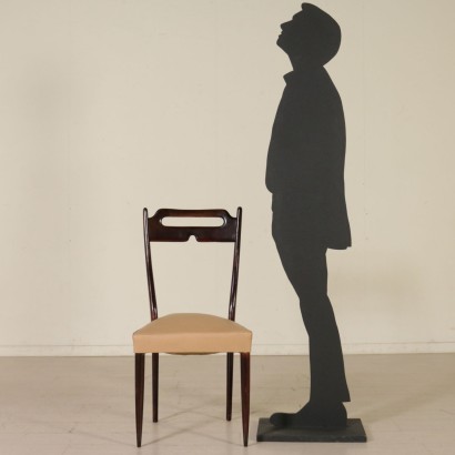 Modern Antik, modernes Design, Stuhl, moderner Stuhl, moderner Stuhl, italienischer Stuhl, Vintage Stuhl, 50er Stuhl, 50er Design Stuhl, Gruppe von vier Stühlen.