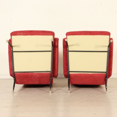 modernariato, modernariato di design, poltrona, poltrona modernariato, poltrona di modernariato, poltrona italiana, poltrona vintage, poltrona anni 50-60, poltrona design anni 50-60, coppia di poltrone.