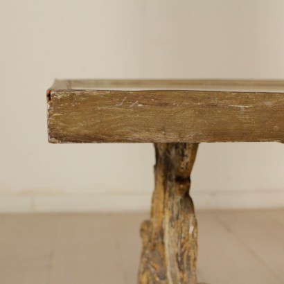 Mesa de café Antiguos de Madera detalle