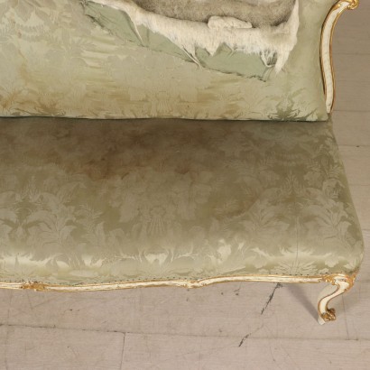 antigüedades, sofás, sofás antiguos, sofás antiguos, sofás italianos antiguos, sofá antiguo, sofá neoclásico, sofá 900, sofá y dos sillas estilo rococó.