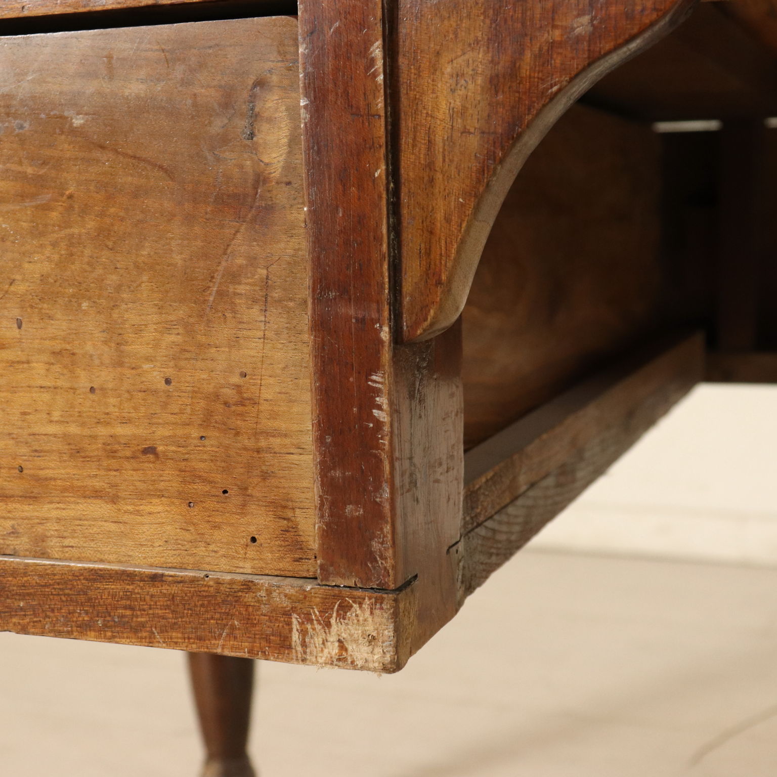 Writing Desk Walnut Leather Insert Italy First Half Of 1800s Desks Desk Centre Especially