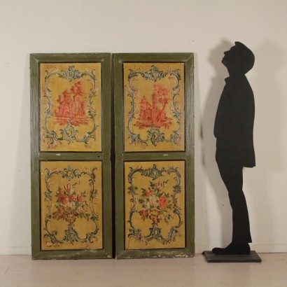 Pair of Lacquered Doors