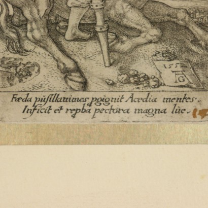 Engraving by Heinrich Aldegrever-the particular
