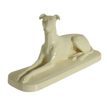 Ceramic Greyhound Sculpture Made in France 20th Century