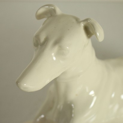 Ceramic Greyhound Sculpture Made in France 20th Century