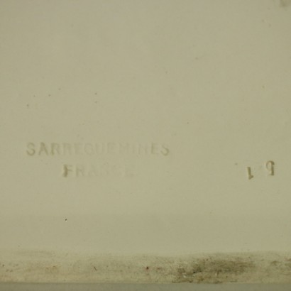 Lévrier Céramique Manufacture Sarreguemines France XXeme siècle
