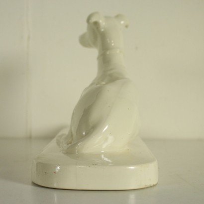 Ceramic Greyhound Sculpture Made in France 20th Century