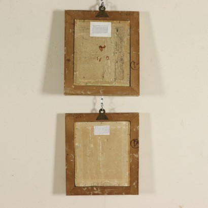 Pair of portraits of Nicolas-Henri Jacob-back