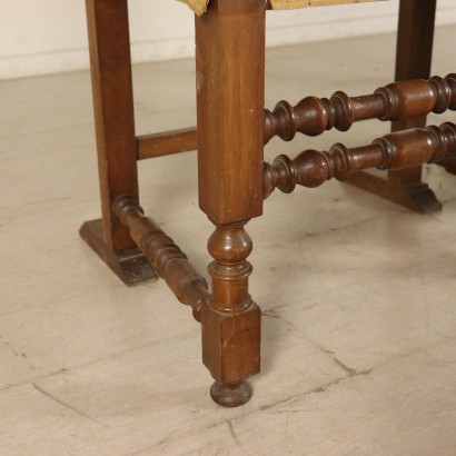 Pair of Impressive Highchairs Walnut Italy Early 1700s