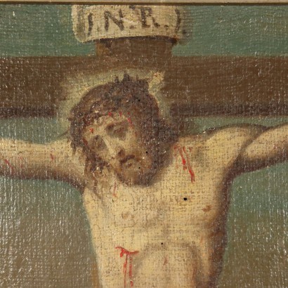 La crucifixión-detalle