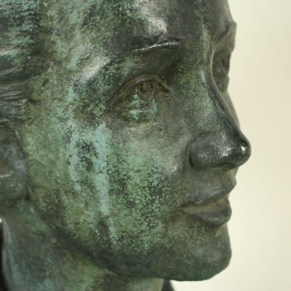 antiquariato, bronzo, antiquariato bronzi, bronzo antico, bronzo antico italiano, bronzo di antiquariato, bronzo neoclassico, bronzo del 900, busto di donna.