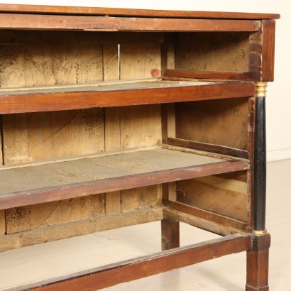 Empire Chest of Drawers Walnut Italy First Quarter of 1800s