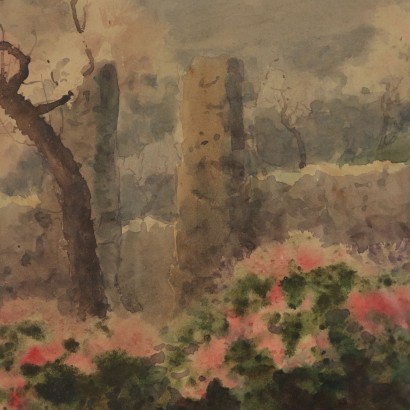 Aquarelle de Charles King Wood