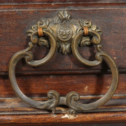 Antique Walnut Dresser Manufactured in Italy Early 1700s