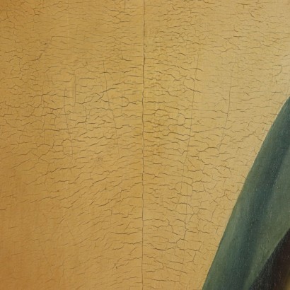 Sainte Vierge Annoncée Huile sur Table 1830