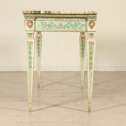 Console en bois laqué, Louis XVI-spécial